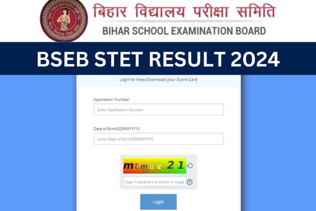 BSEB STET Result 2024 - Cut Off Marks, Score Card