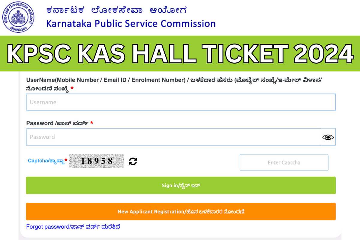 KPSC KAS Hall Ticket 2024, Group A & B Prelims Admit Card Download Link