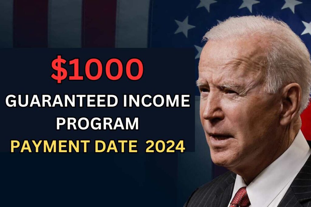 New $1000 Guaranteed Income Program Payment Date July 2024