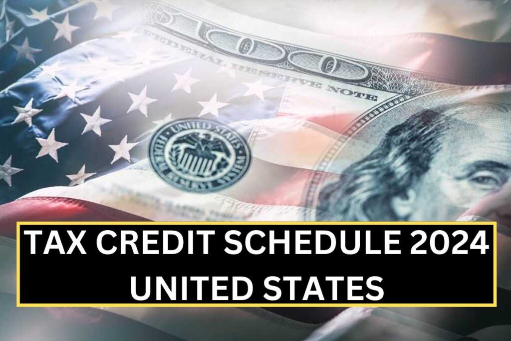 Tax Credit Schedule 2024 United States