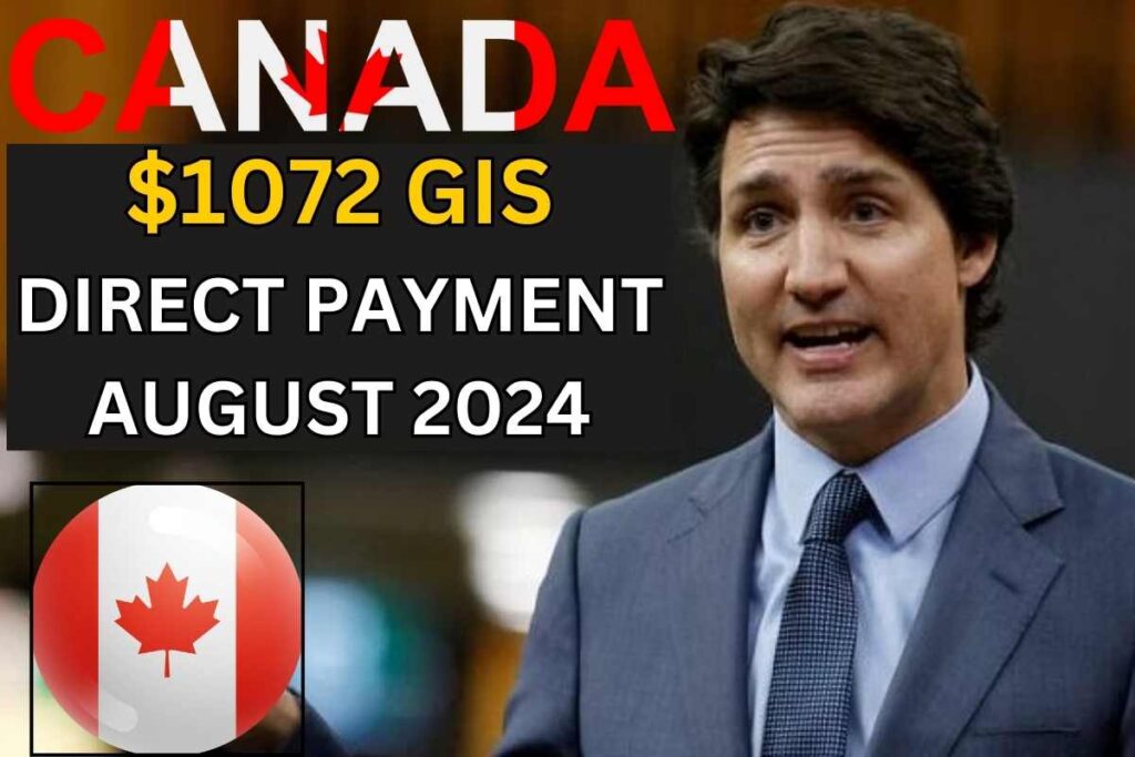 $1072 GIS Direct Payment August 2024