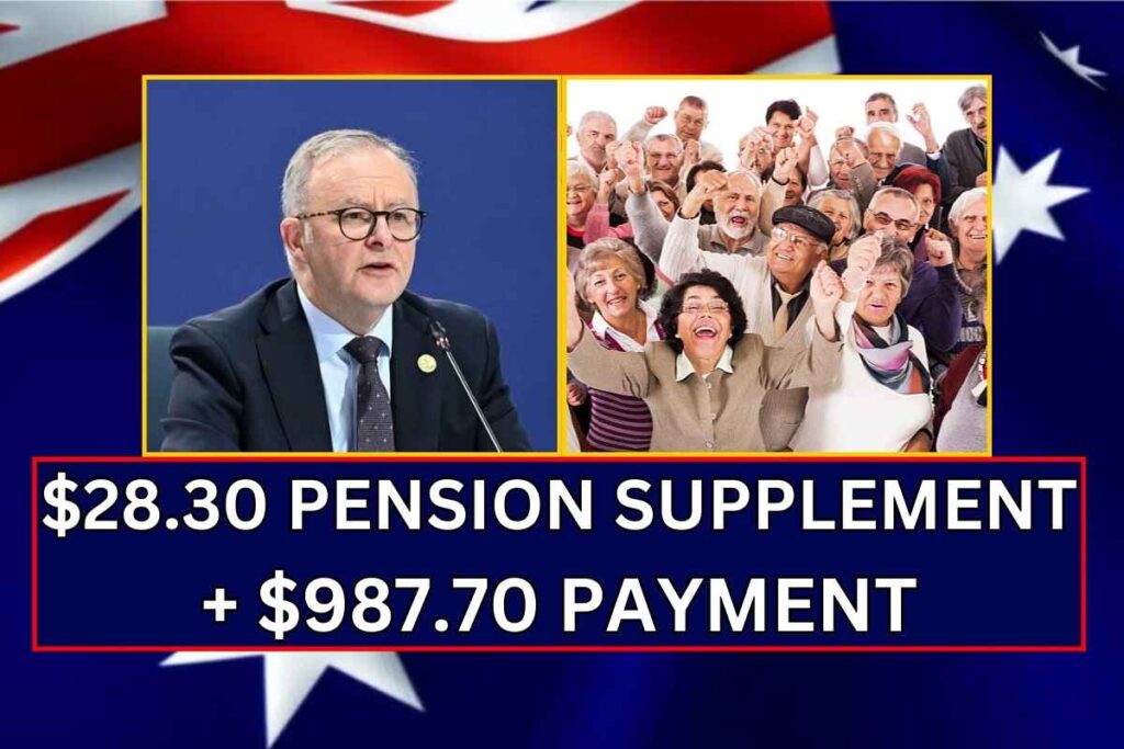 $28.30 Pension Supplement + $987.70 Payment For Australia In August 2024