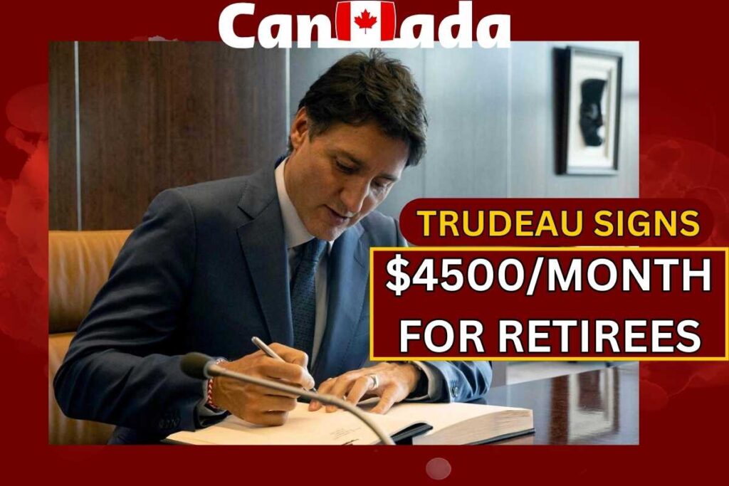 $4500Month For Retirees In Canada 2024